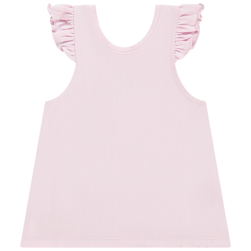 Mouwloos T-shirt In Jersey De Leeuwenkoning Disney Voor Meisje 