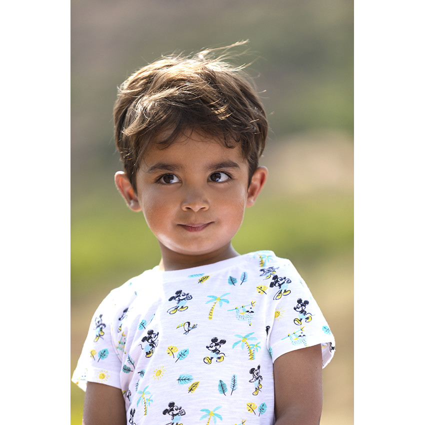 Ensemble de plage t-shirt et bermuda Mickey Disney  