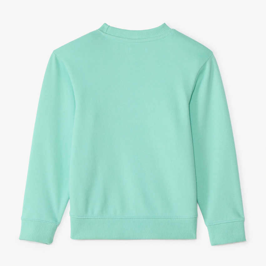 Piqué sweatshirt met fantasieprint voor jongens 