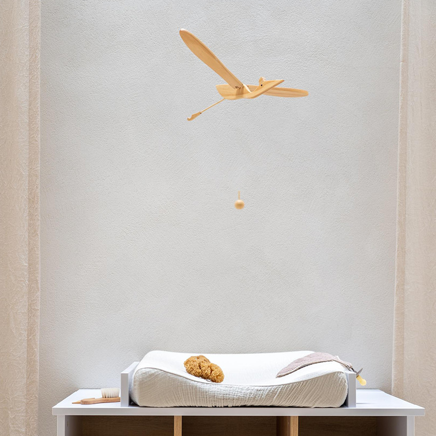 Mobile en bois Mini mouette 