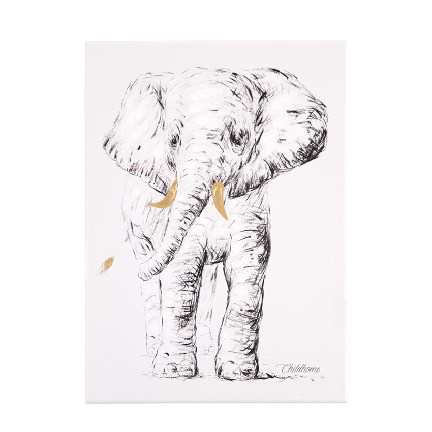 Peinture et décoration éléphant