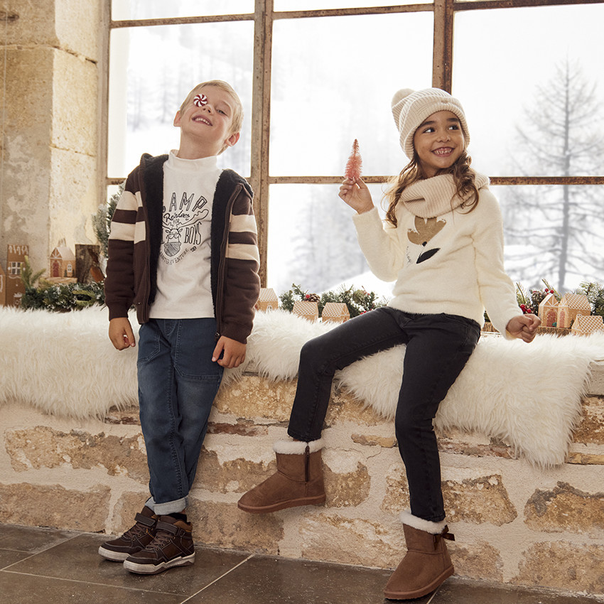 Pull avec fleurs en sequins magiques pour fille 