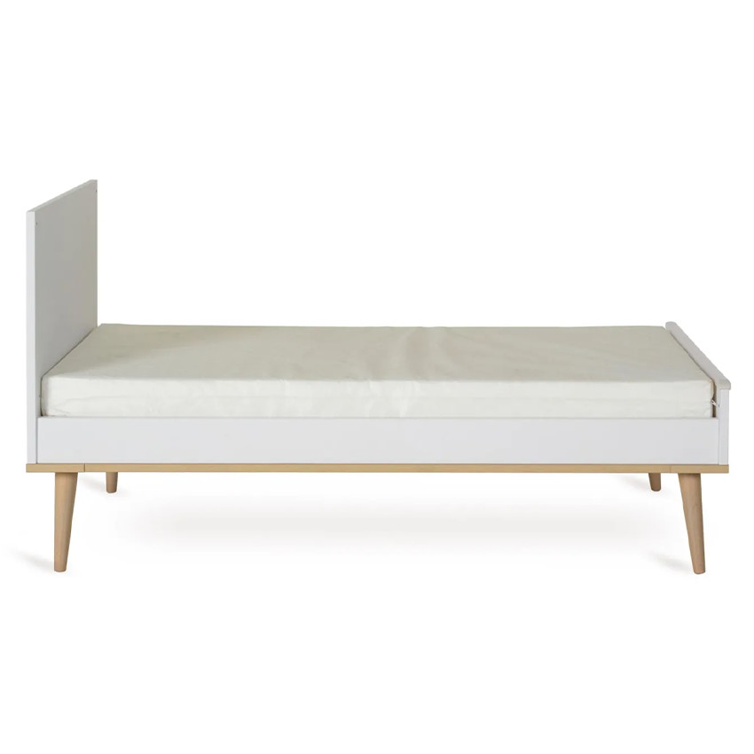 Bed Flow 70x140cm omvormbaar in klein juniorbed 70x170 White 