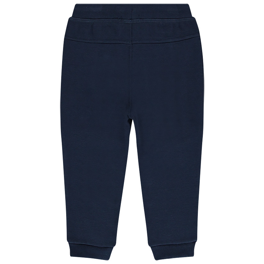 Effen joggingbroek van ottoman molton voor babyjongens 