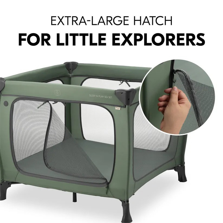 Parc-lit de voyage + matelas Sleep N Play SQ Dark Green 