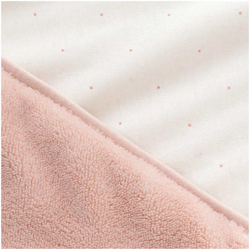 Poncho de Voyage Softy + Jersey Blush 9-36M 