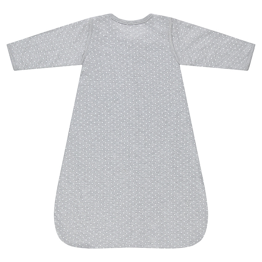 Turbulette en jersey imprimée pois à manches amovibles 