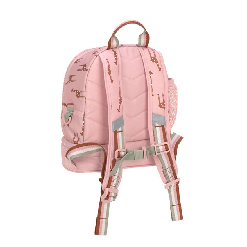 Sac à dos Mini Safari Girafe - Rose 