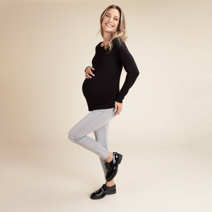 Pull de grossesse uni 
