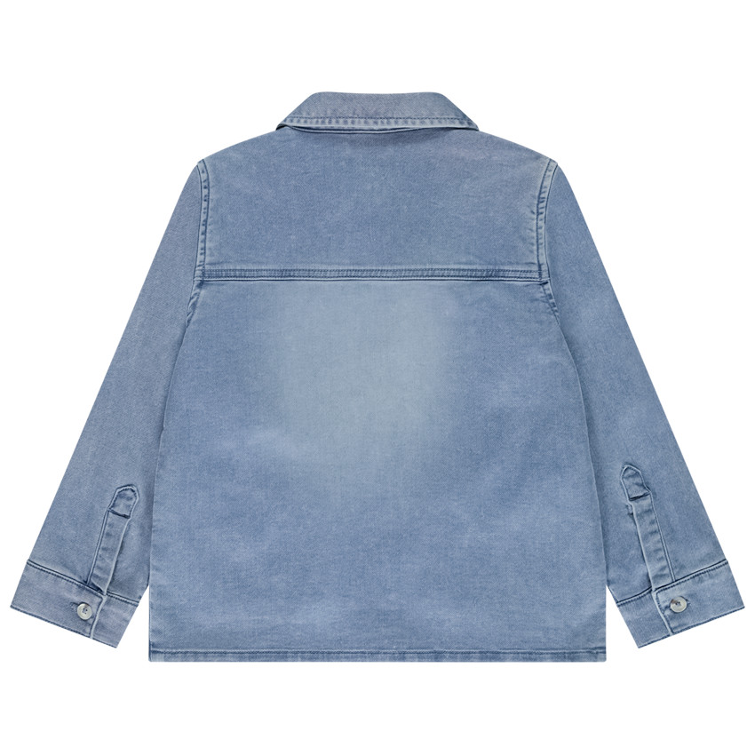 Surchemise effet denim à poches pour garçon  