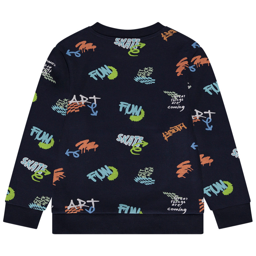 Sweatshirt met graffiti-print voor jongens 
