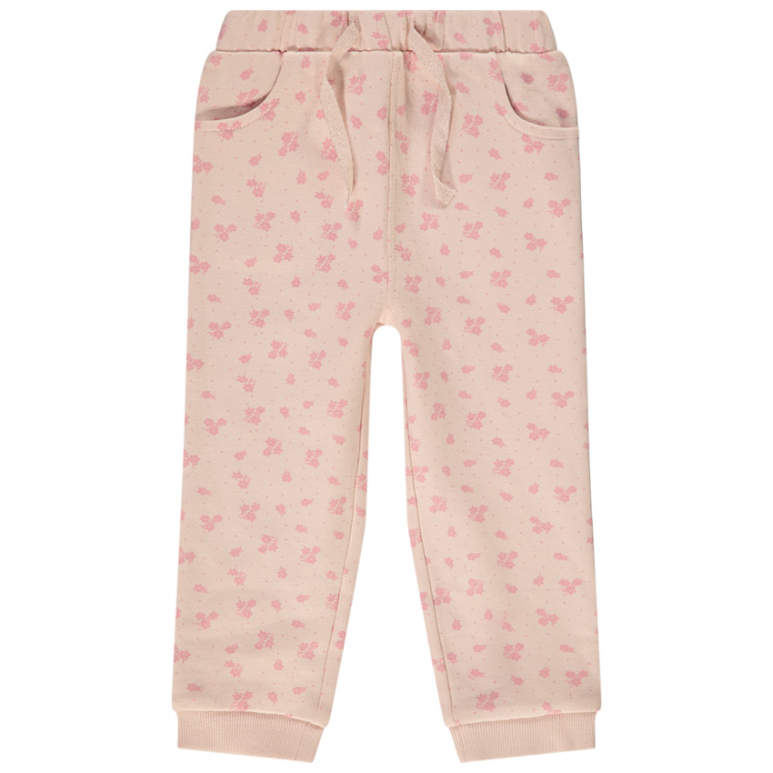 Jogging en molleton imprimé fantaisie pour bébé fille 