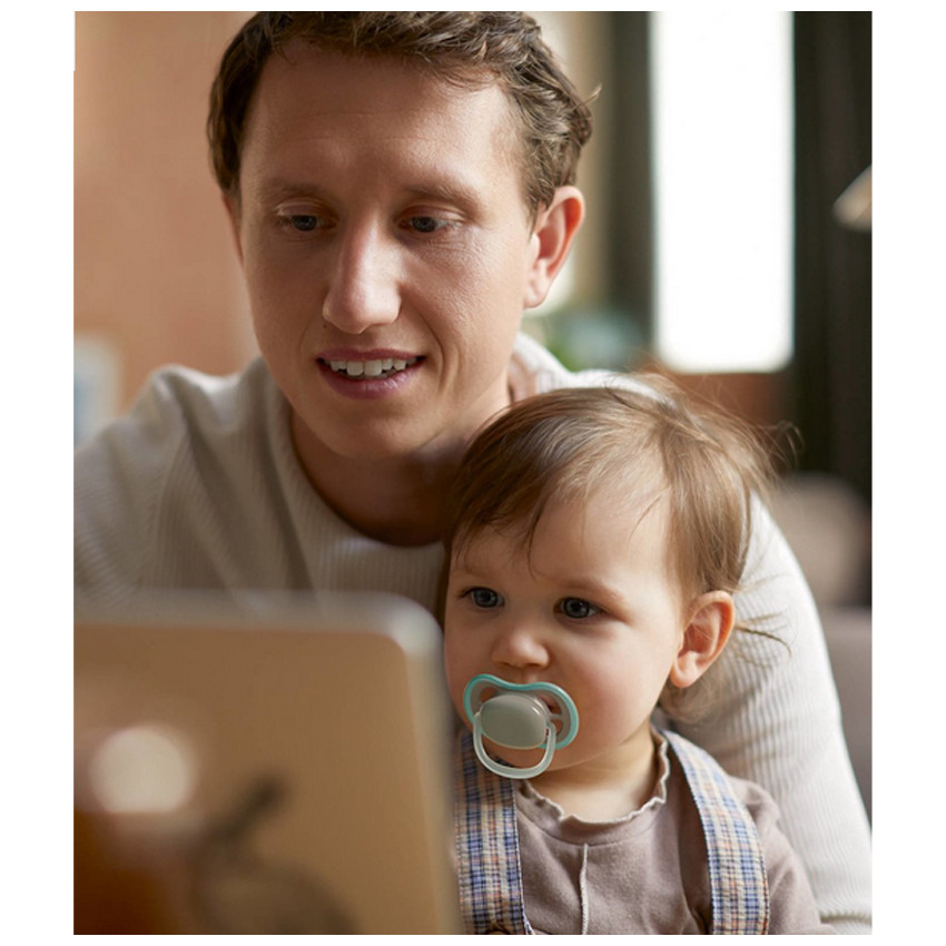 Sucette Silicone Ultra Air +18m - Mixte - 2 pièces 