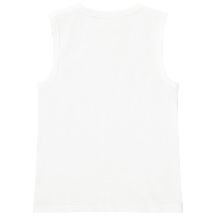 Débardeur en maille print à rayures pour bébé garçon 