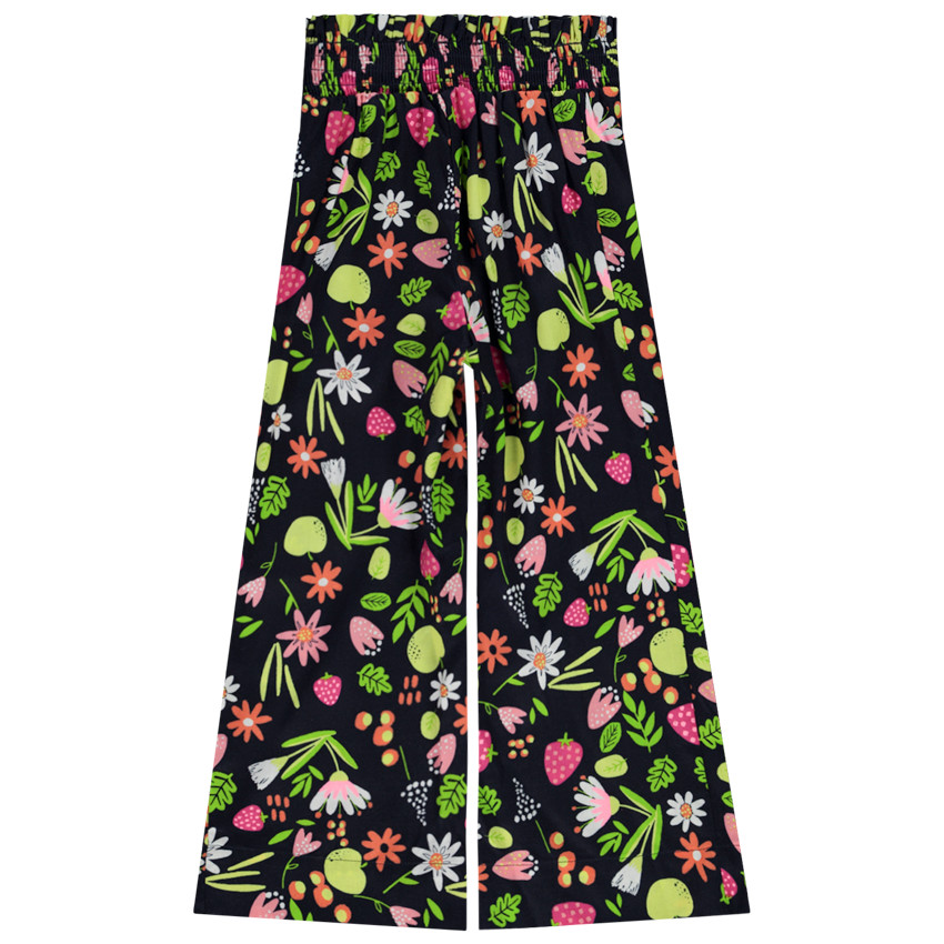 Pantalon large imprimé fruité pour fille 