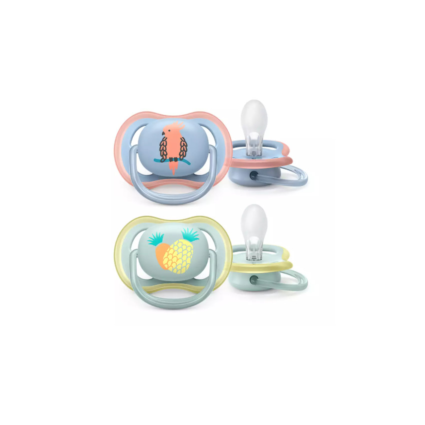 Sucette Ultra Air 0-6M Vert/Bleu - 2 pièces  