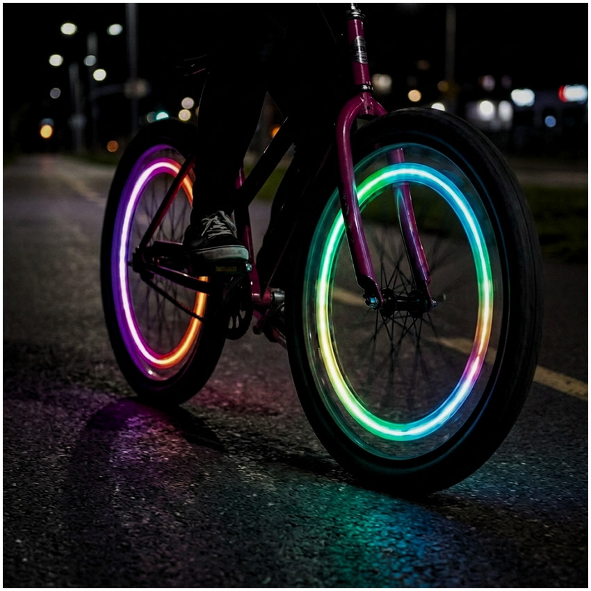 Lumières Led pour rayons de vélo OrbitBrightz Multicolor 2pcs 