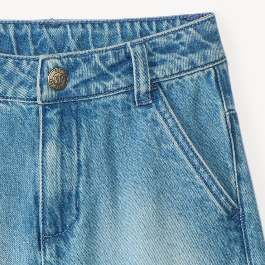 Bermuda skater en denim garçon 