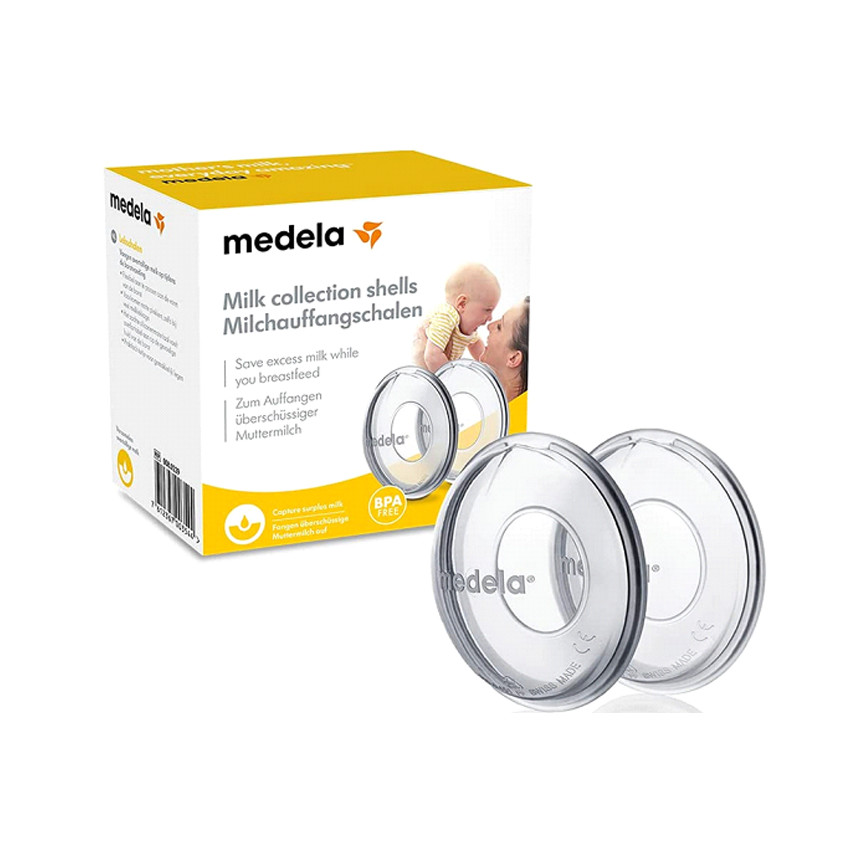 Lot de 2 coupelles recueil-lait 