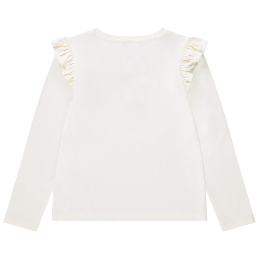 T-shirt manches longues à sequins magiques pour fille 