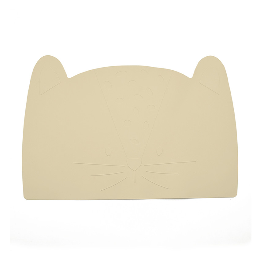 Set de table en silicone Lenny le Léopard sand 
