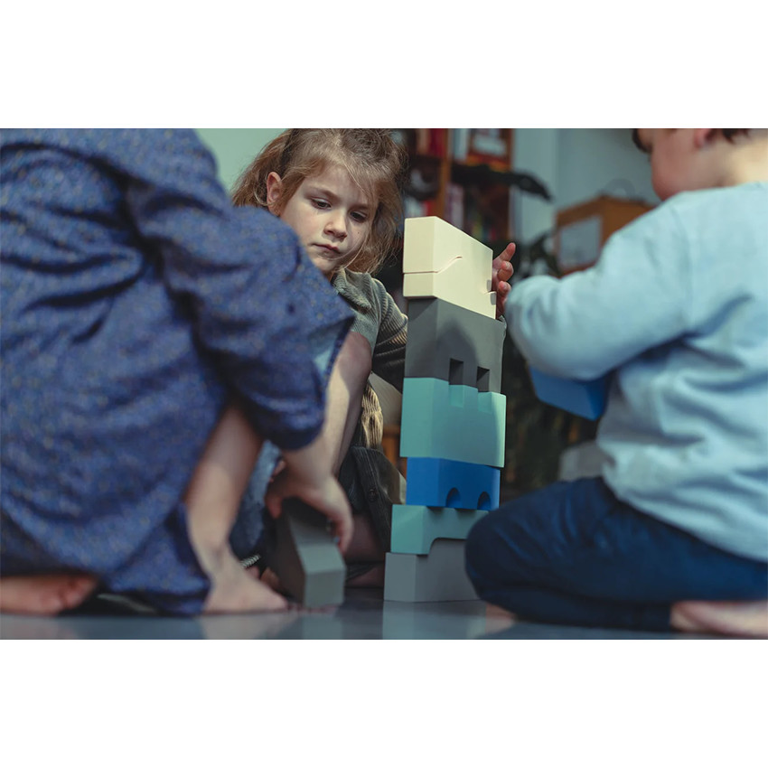 Puzzel Blocks in schuim Sky 