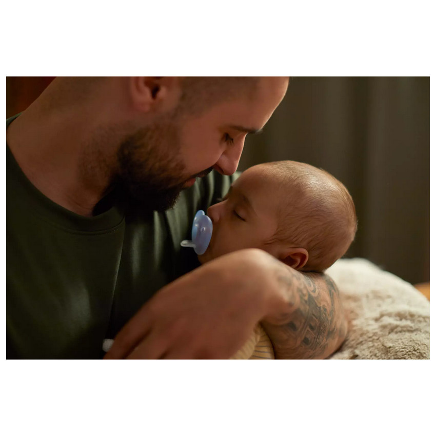 Tétine Soother MijnNami - 2 pièces - Turquoise - Sucette nouveau-né - 0-6  mois - convient aux bébés prématurés - Alternative au soothie : :  Bébé et Puériculture