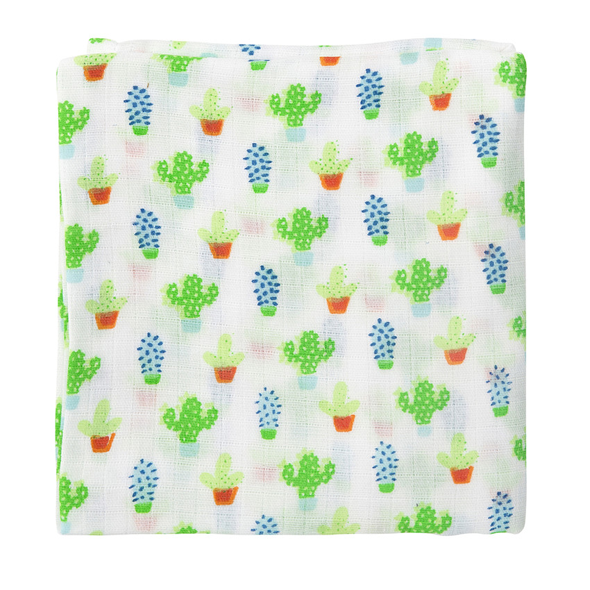 Set de 3 langes motif cactus 