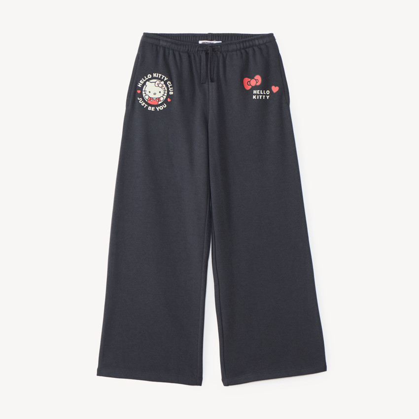 Pantalon de jogging fille patch Hello Kitty 