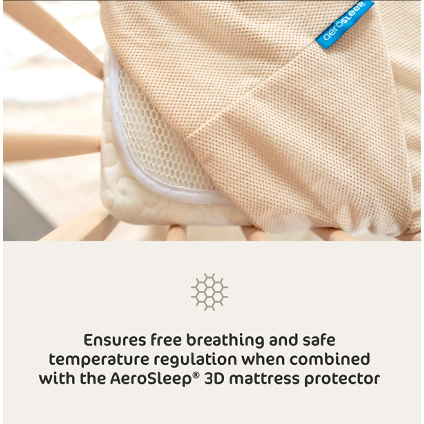 Draps housse 3D Sleep Safe 70x140cm Stone 