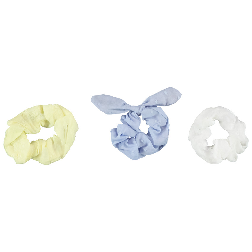 Set van 3 fantasie scrunchies voor meisjes 