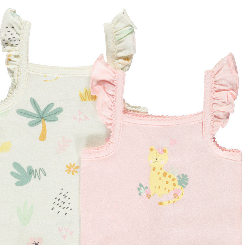 Set van 5 fantasiebodies met volantjes voor meisjes 