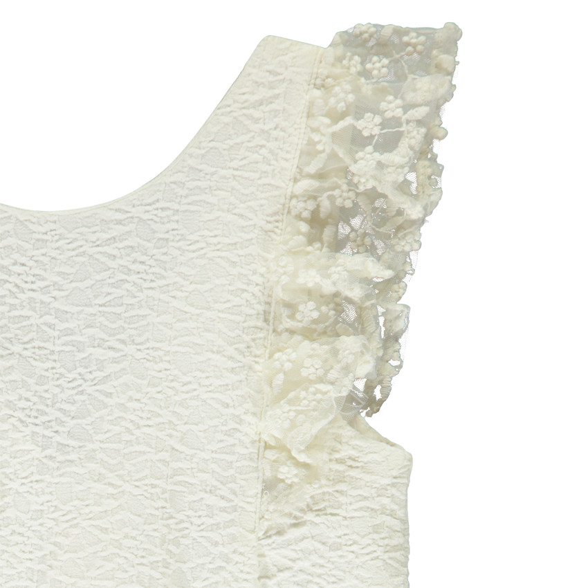 Ceremonieel jacquard jumpsuit voor meisjes 