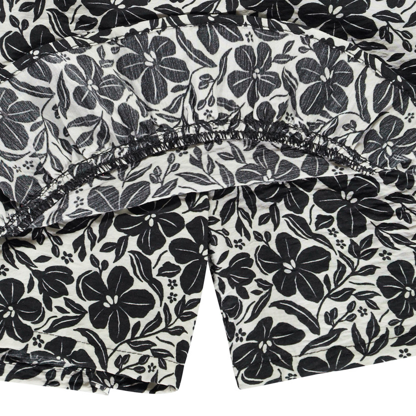 Jupe-short imprimé fleuri pour fille 