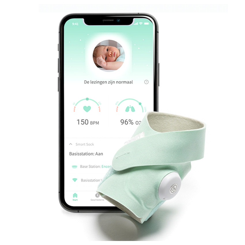 Pack babyphone vidéo + chaussette connectée Smart Sock 