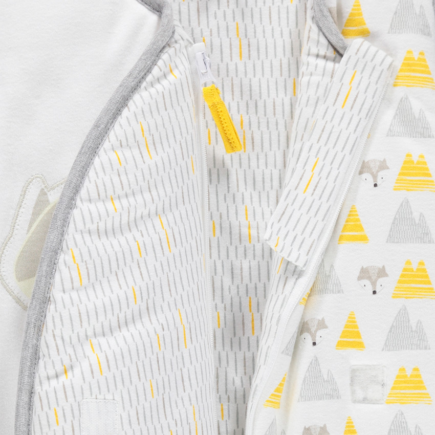 Turbulette sans manches avec renard brodé T2 