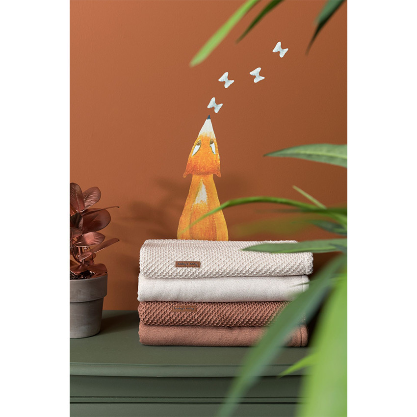 Couverture berceau Teddy Sparkle Ivoire Doré 70x95cm 2,5 TOG 