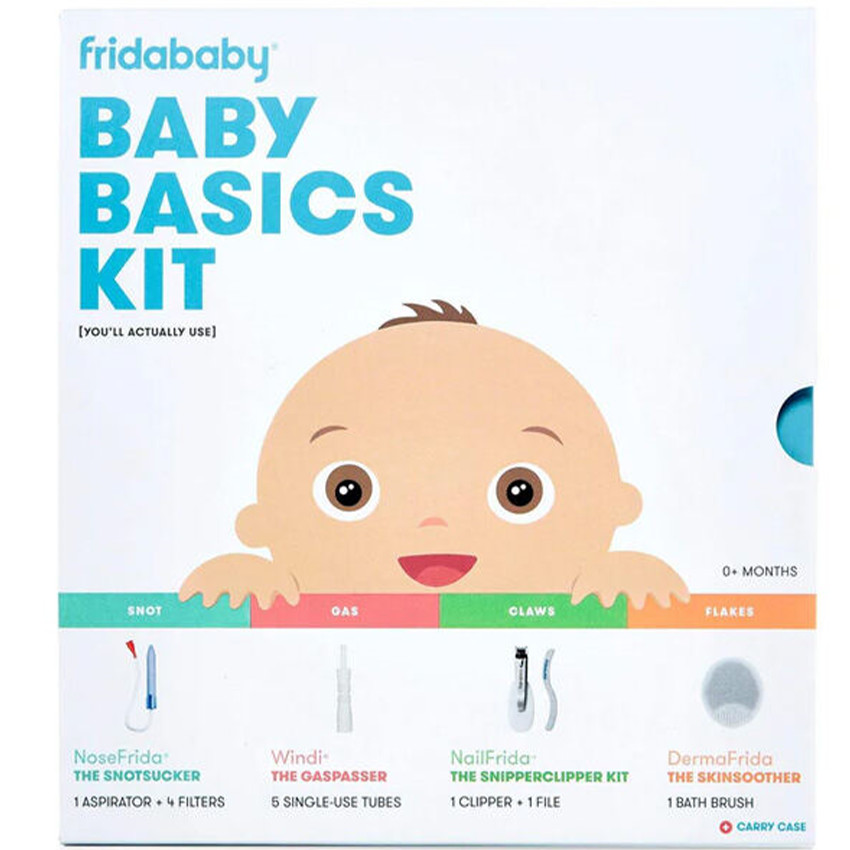 Verzorgingskit voor baby's - Wit/blauw 