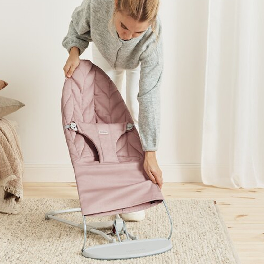 Transat Bliss - geweven bloemblaadjes - oudroze  