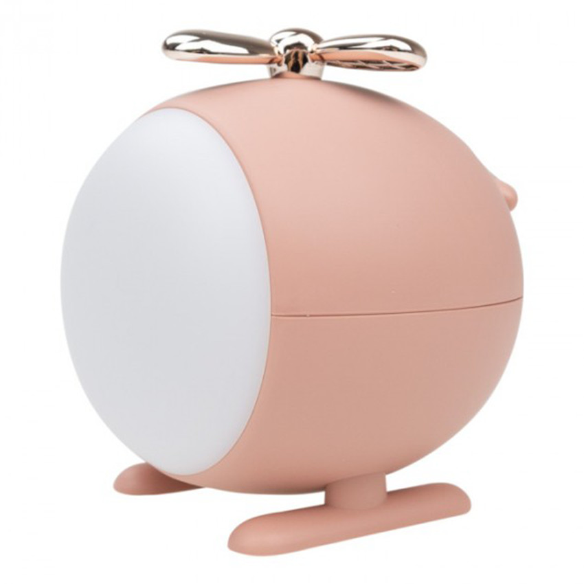 Veilleuse LED Hélicoptère Rose 