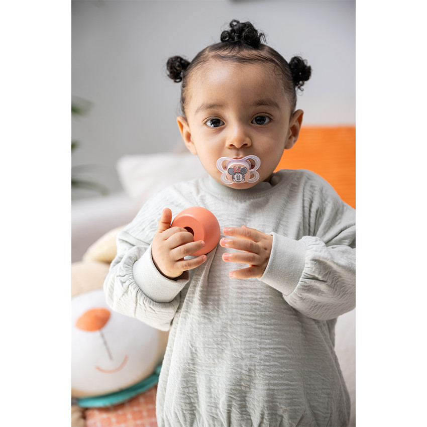 Set van 2 fopspenen Soft Touch Friends 18-36m Minnie 