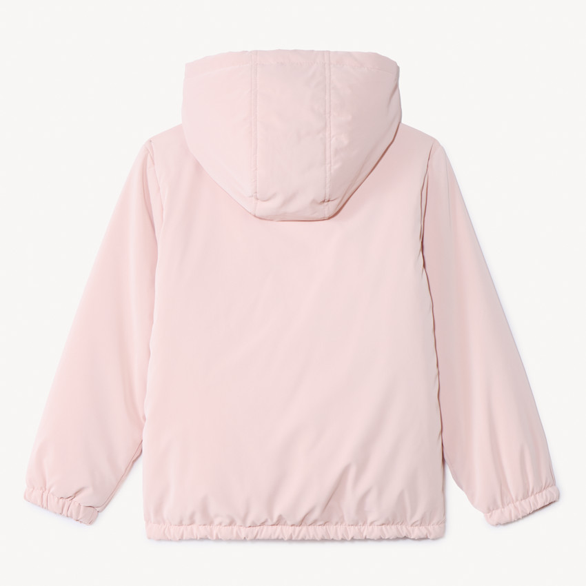 Coupe-vent en ripstop uni doublé sherpa pour fille 
