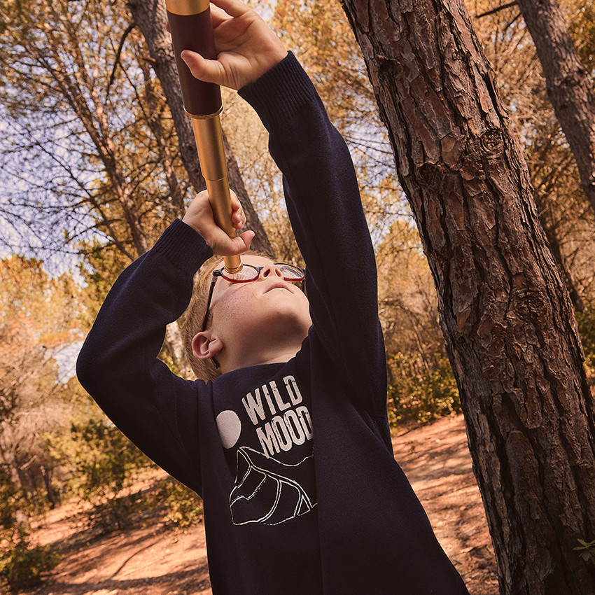 Trui met fantasieprint voor jongens 