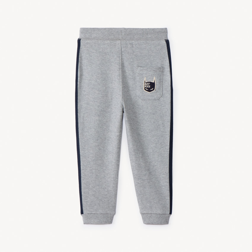 Joggingbroek piqué met geborduurd Batman-logo Warner voor babyjongens 