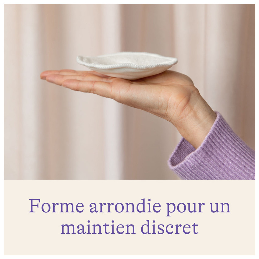 Coussinets d'allaitement lavables 4pcs 