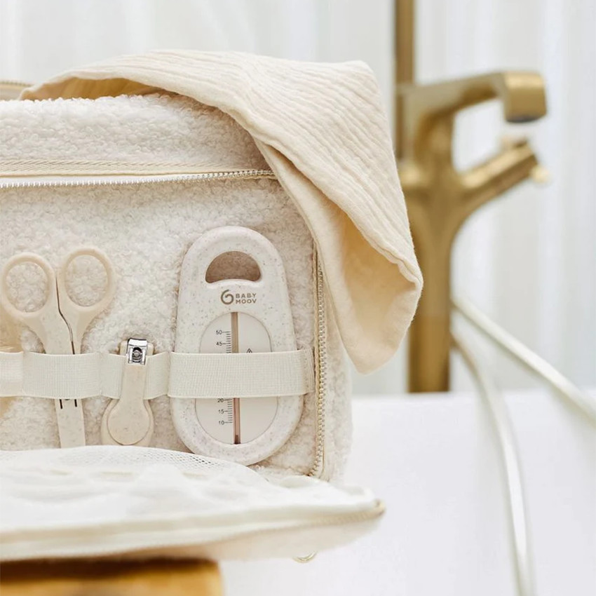 Trousse de toilette Curl white x Babyatoutprix 