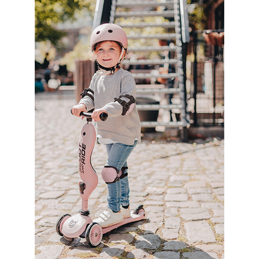 Knie/Elleboog Beschermingsset S Scoot And Ride Roze 