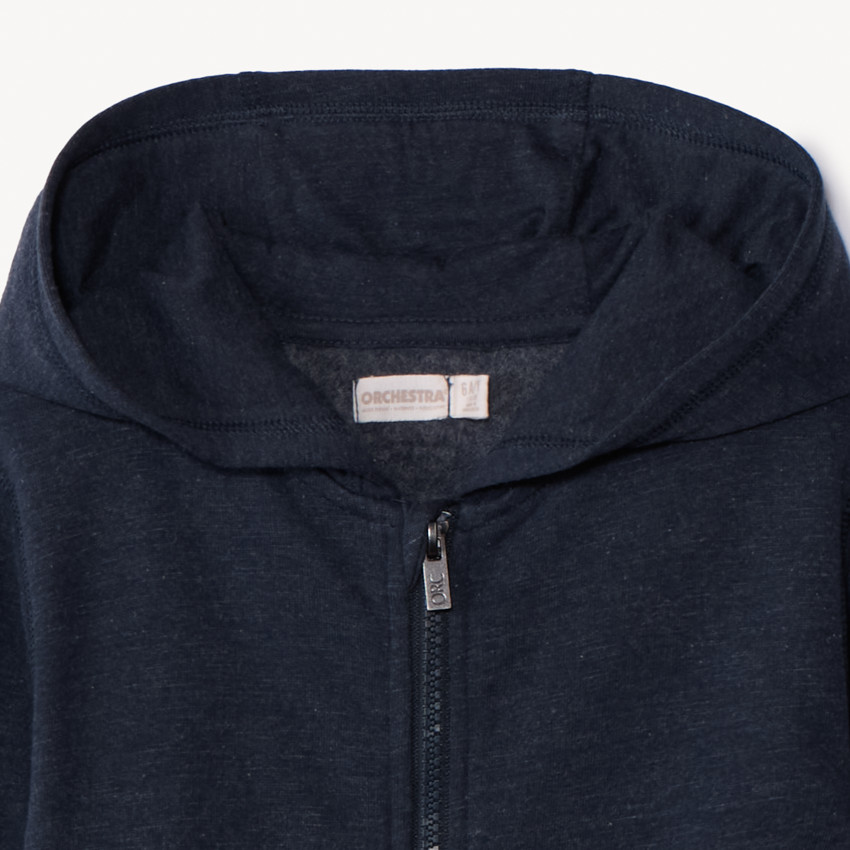 Vest met capuchon in fleece voor jongens 