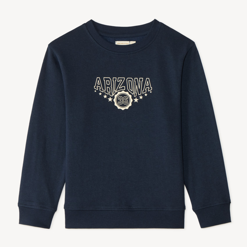 Sweater met lange mouwen van fleece voor jongens 