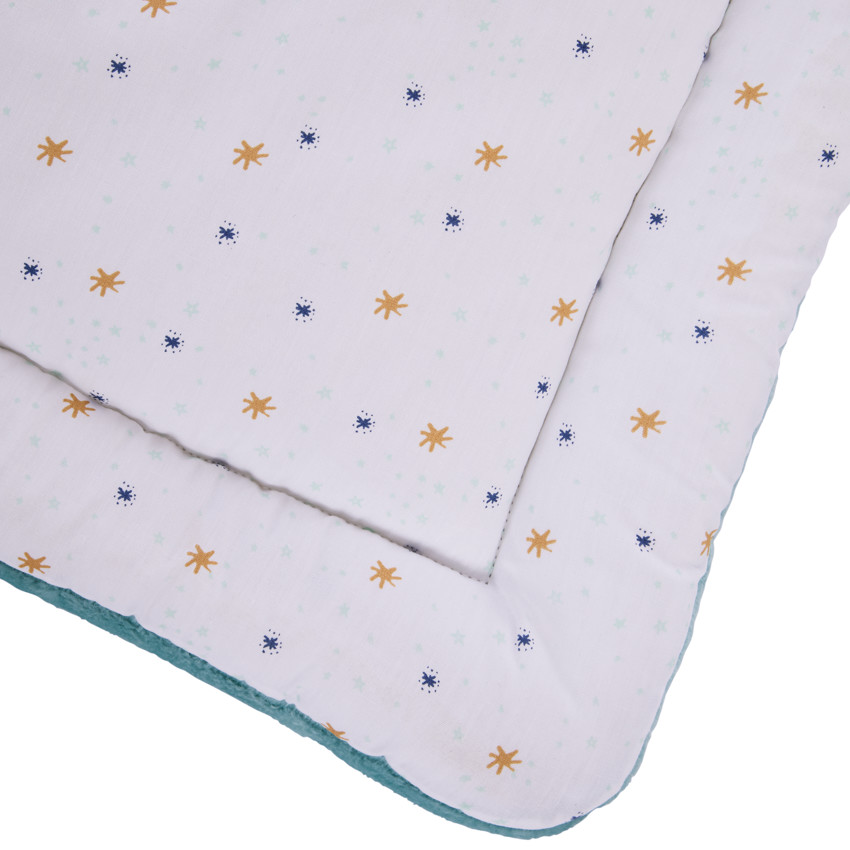 Tapis de parc bi-matière 70 x 95 cm imprimé/Dinosaure 